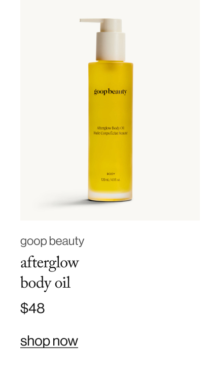 afterglow  body oil