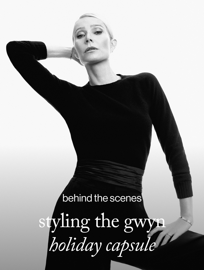 behind the scenes: styling the gwyn holiday capsule