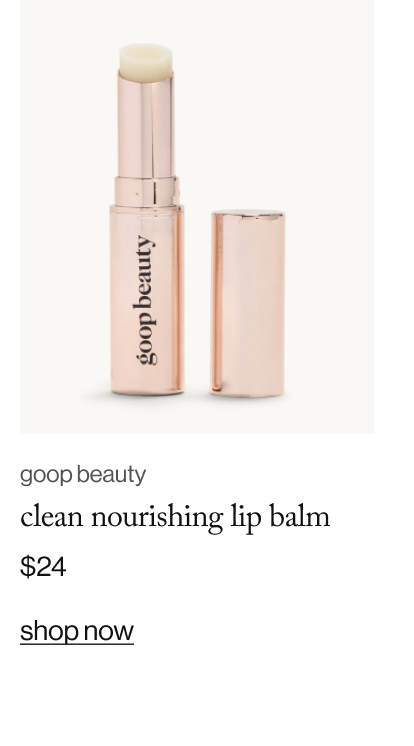 goop beauty clean nourishing lip balm - $24