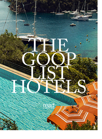 The goop list hotels