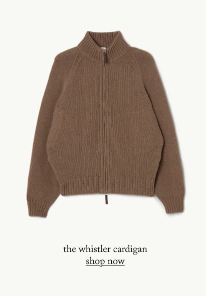 the whistler cardigan - shop now