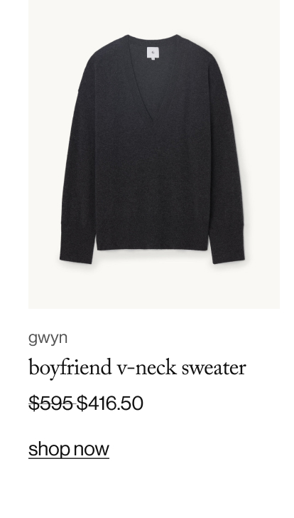 boyfriend v-neck sweater
