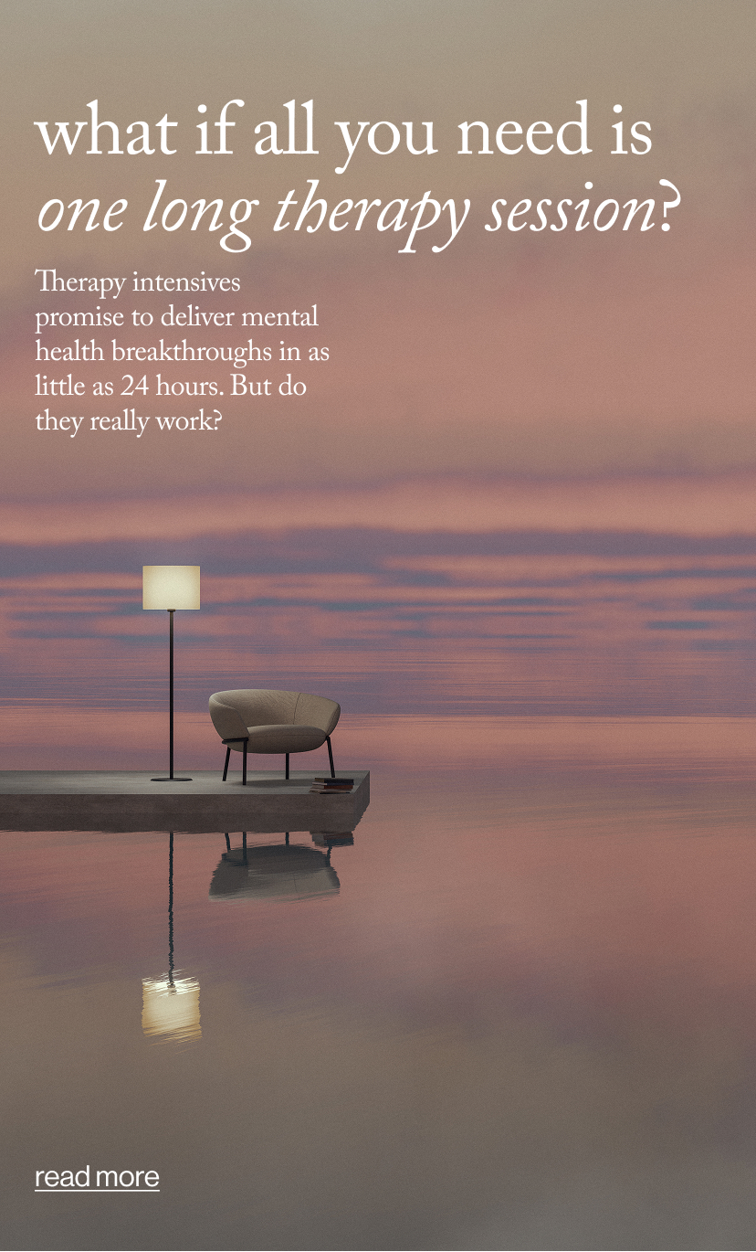 What If All You Need Is One Long Therapy Session?