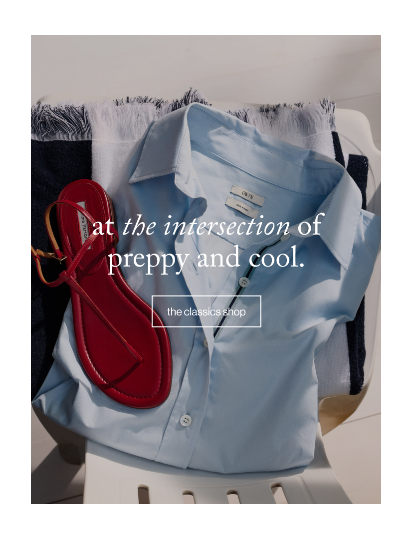 at the intersection of preppy and cool.