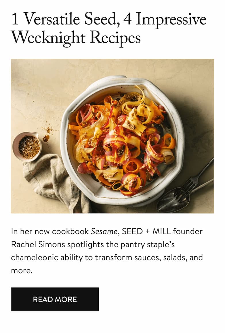 1 Versatile Seed, 4 Impressive Weeknight Recipes
