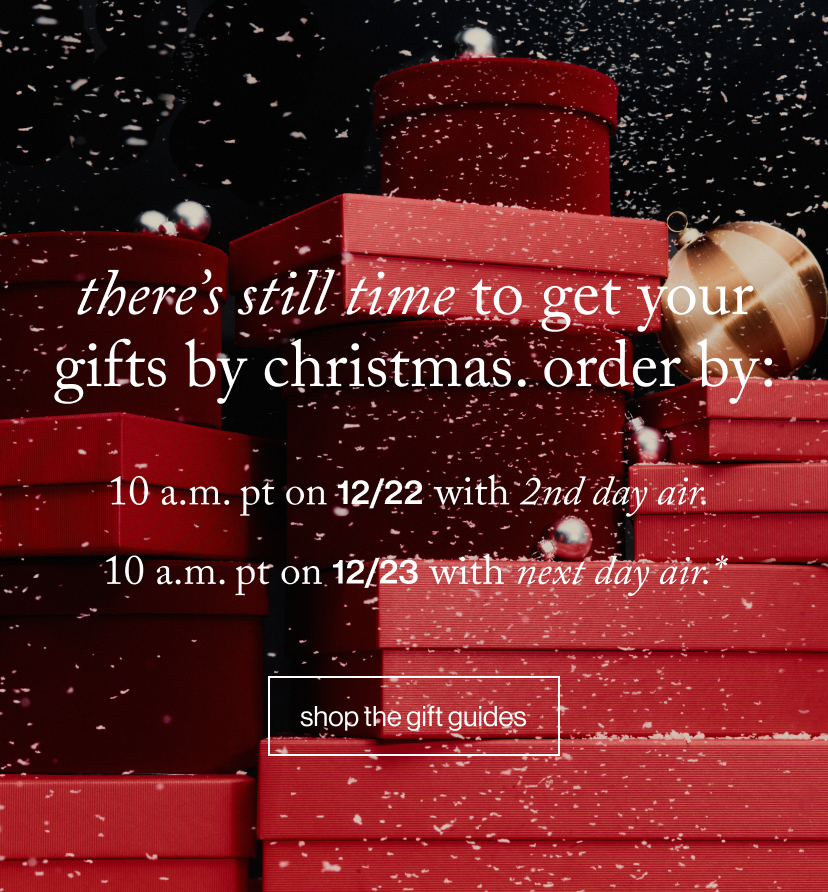 holiday shipping cutoffs