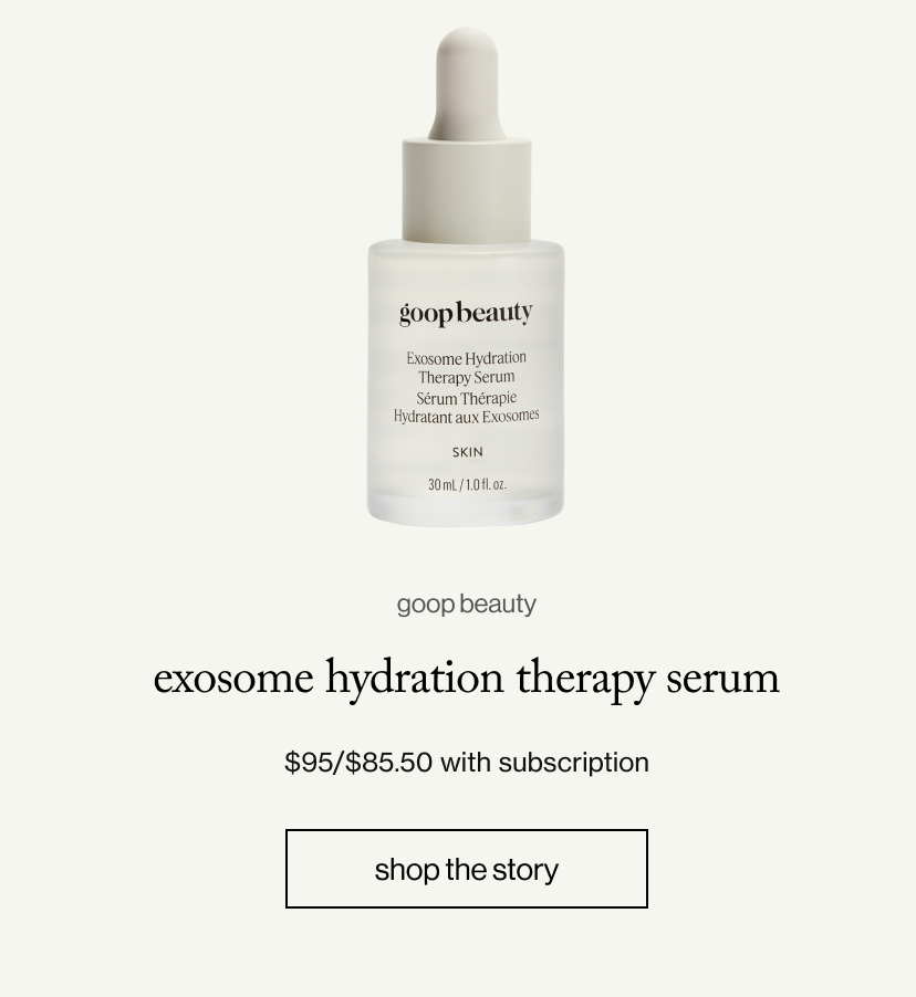 exosome hydration therapy serum - shop the story
