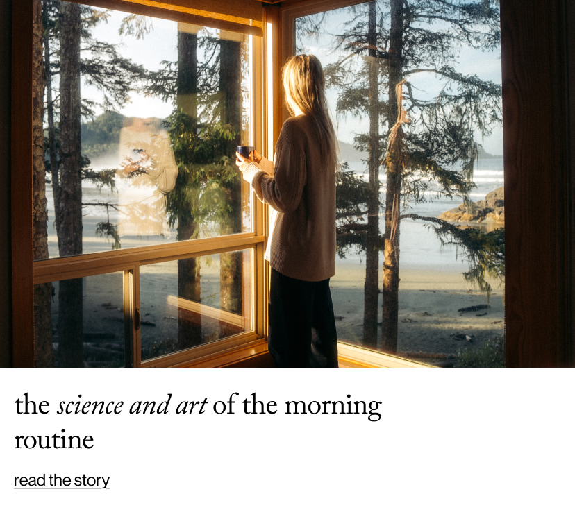 The Science and Art of the Morning Routine