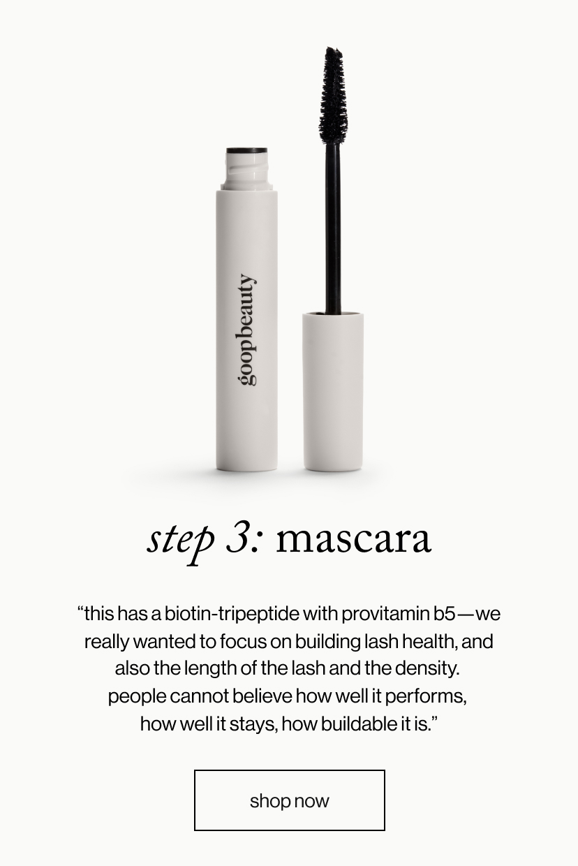Step 3: mascara
