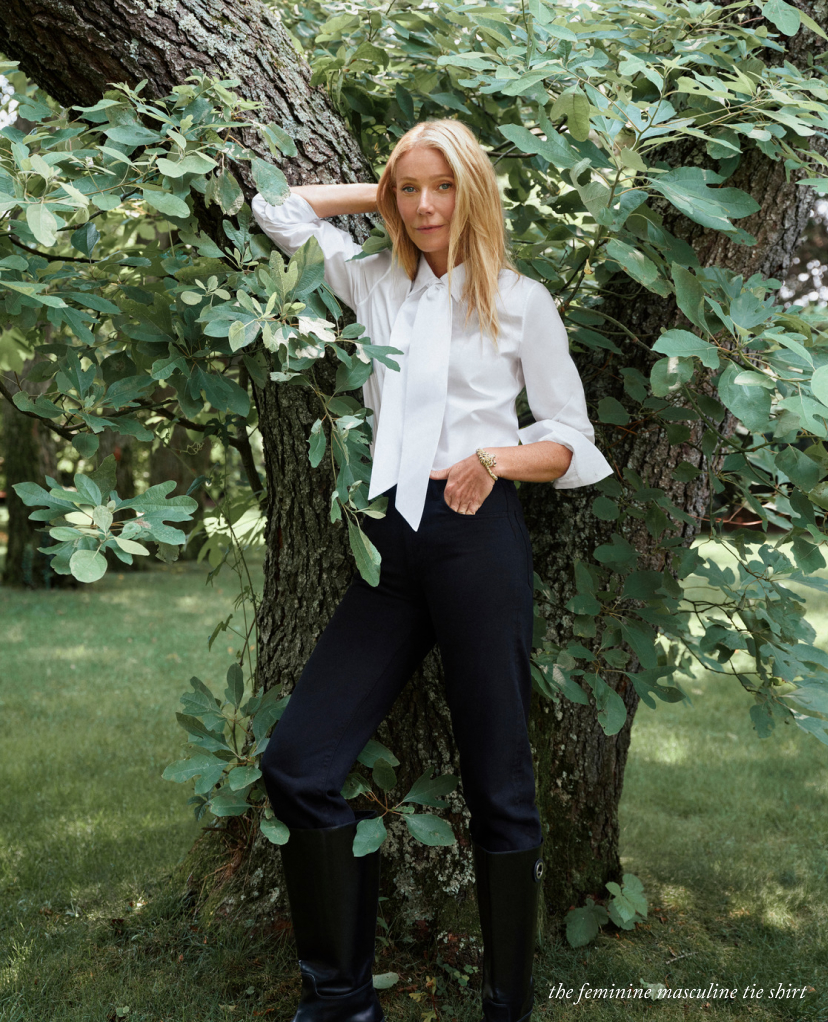 The Feminine Masculine Tie Shirt