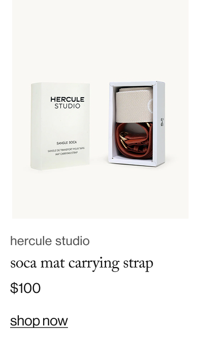 hercule studio soca mat carrying strap, $100