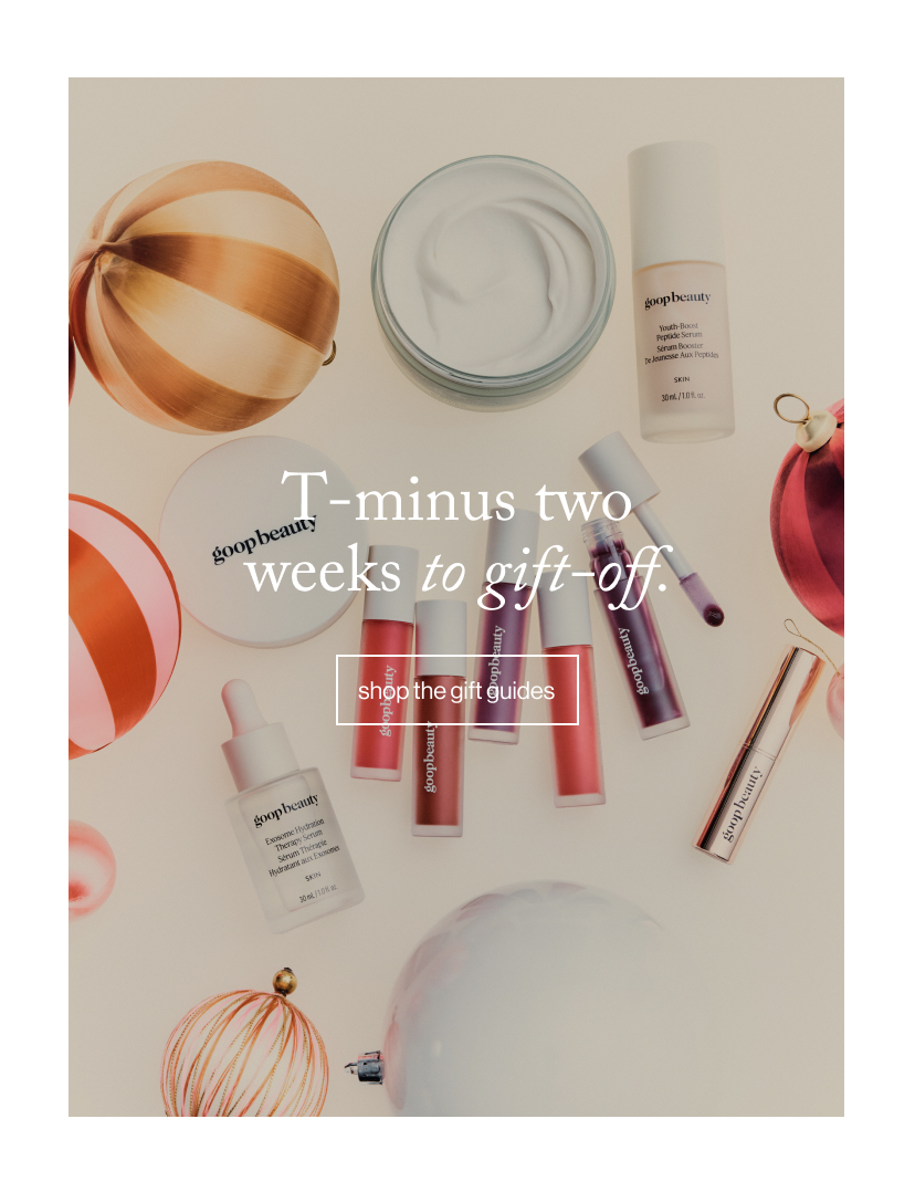 T-minus two weeks to gift-off. 