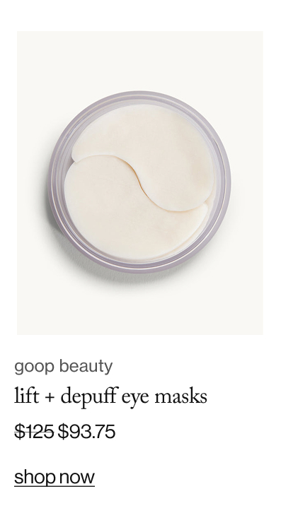 lift + depuff eye masks