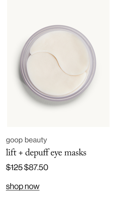 lift + depuff eye masks