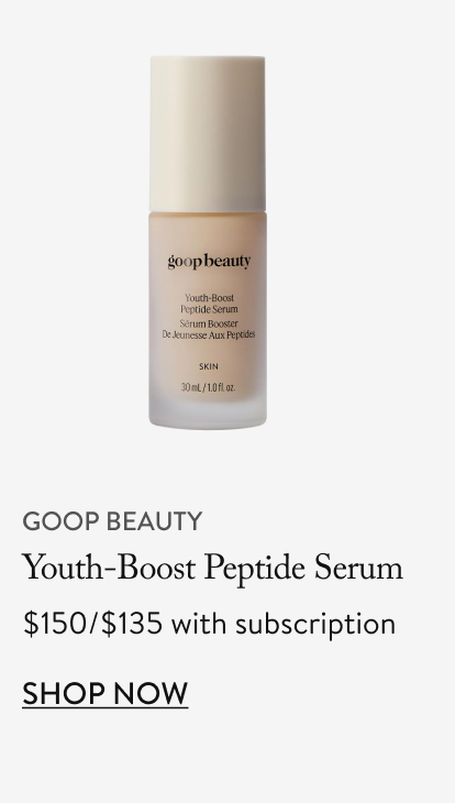 goop beauty - Youth-Boost Peptide Serum, $150