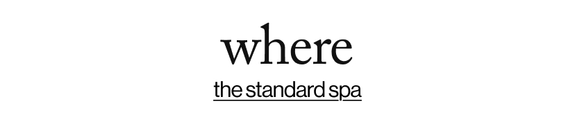 where - the standard spa