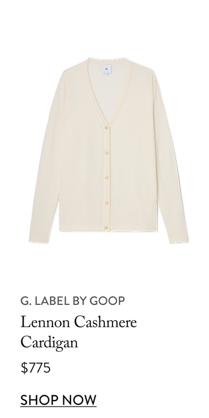G. Label by goop Lennon Cashmere Cardigan, $775