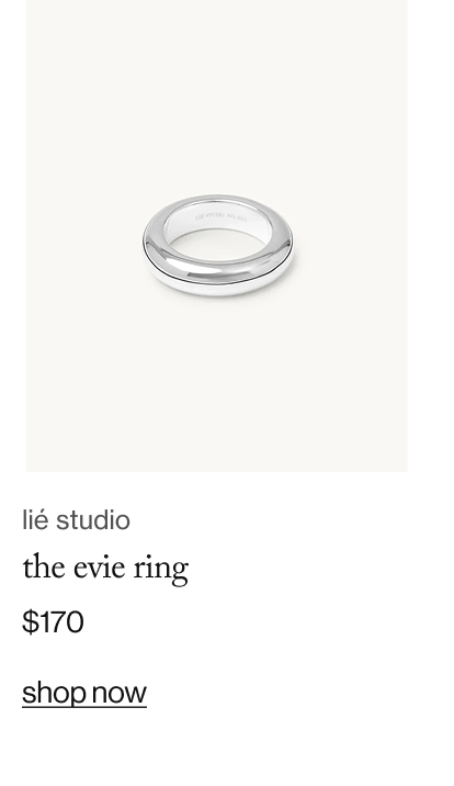 lié studio the evie ring, $170