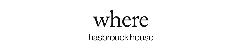 where - hasbrouck house