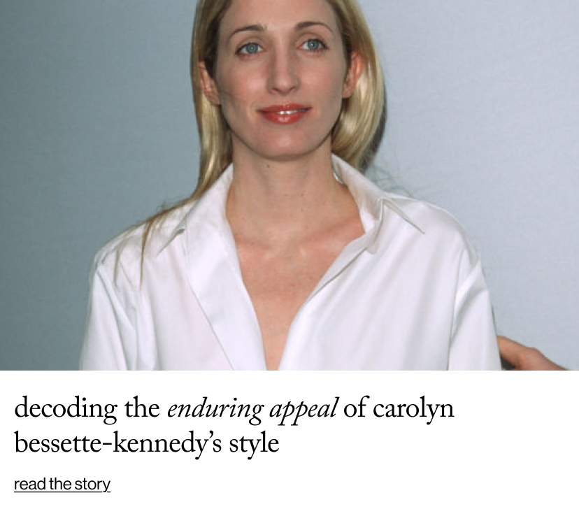 Decoding the Enduring Appeal of Carolyn Bessette-Kennedy’s Style