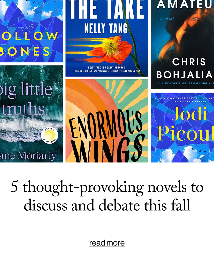 5 thought-provoking Novels to Discuss and Debate This Fall