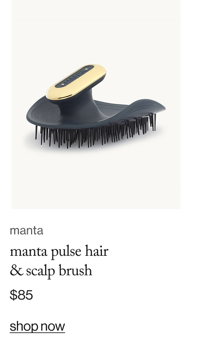 manta pulse hair and scalp brush