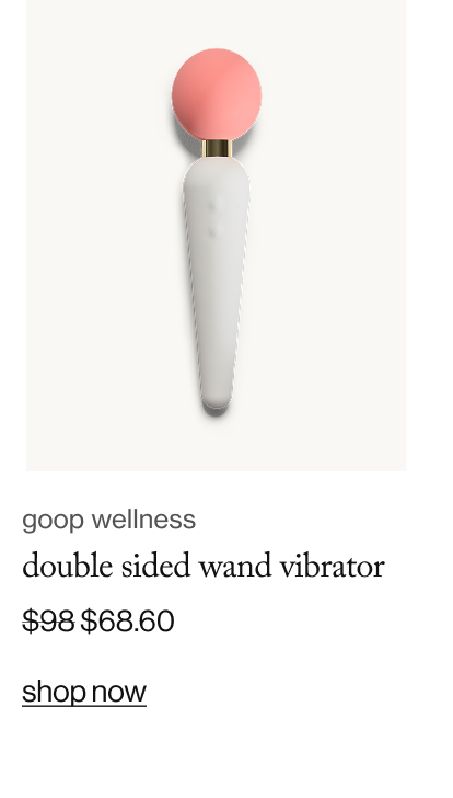 double sided wand vibrator