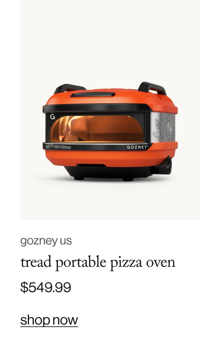 gozney us tread portable pizza oven, $549.99