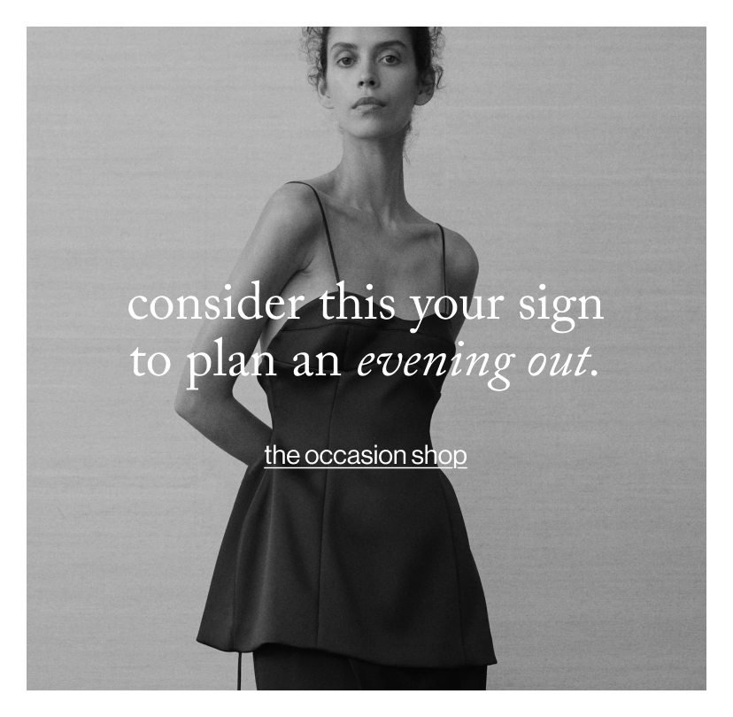 consider this your sign to plan an evening out.