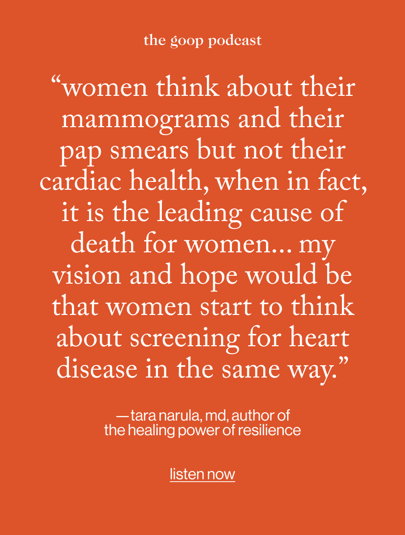  “women think about their mammograms and their pap smears but not their cardiac health, when in fact, it is the leading cause of death for women... my Vision and hope would be that women start to think about screening for heart disease in the same way.”