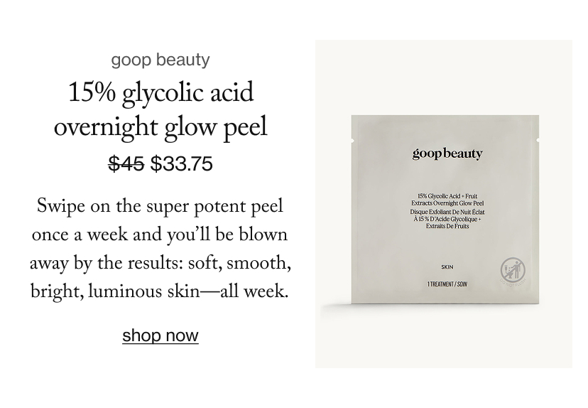 15% Glycolic Acid Overnight Glow Peel