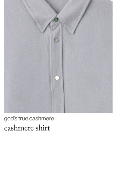 cashmere shirt