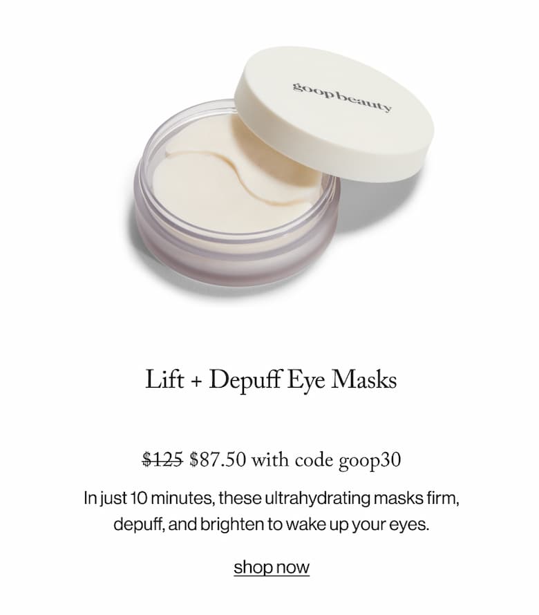 Lift + Depuff Eye Masks  - Shop Now