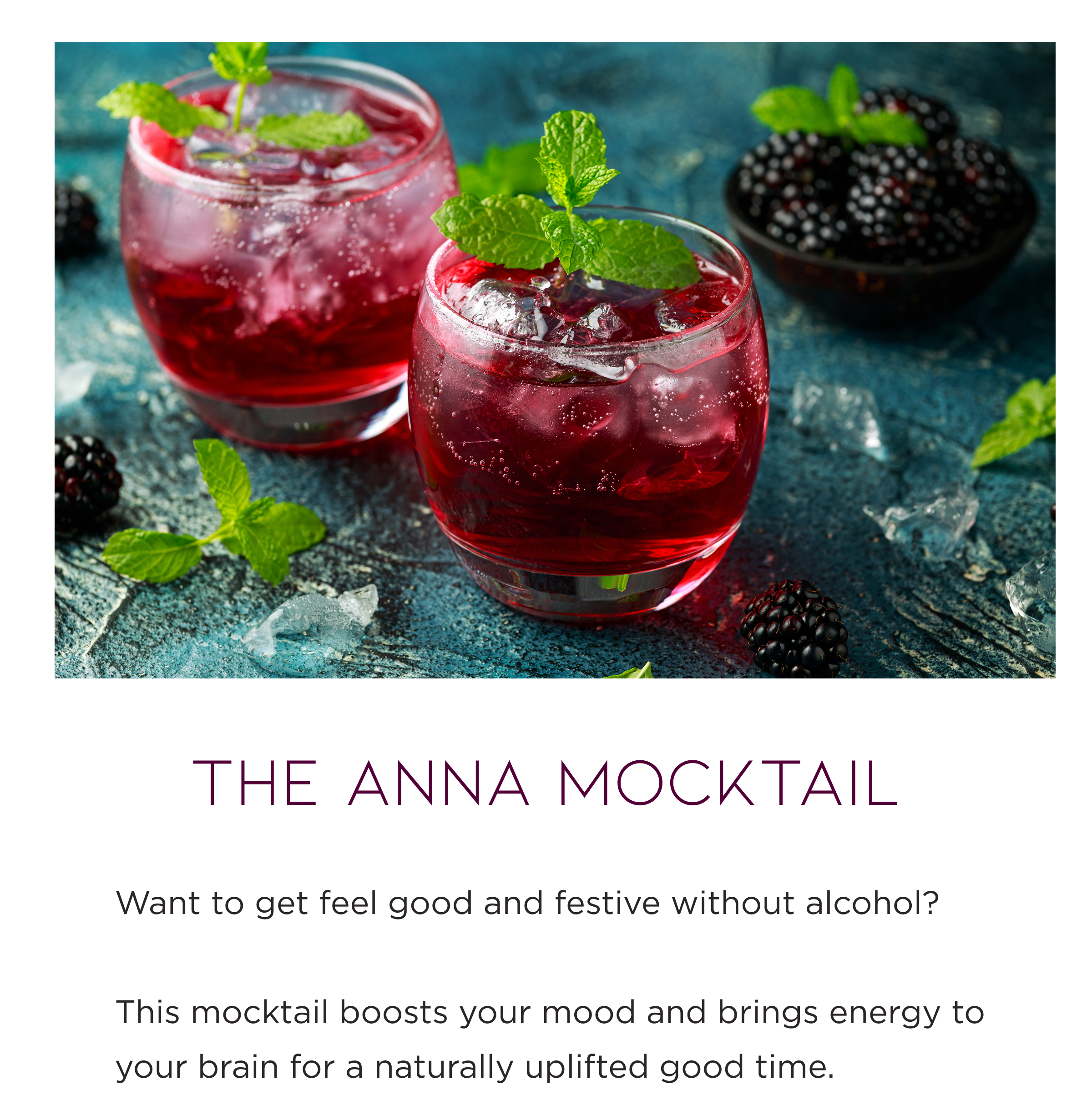 The anna mocktail