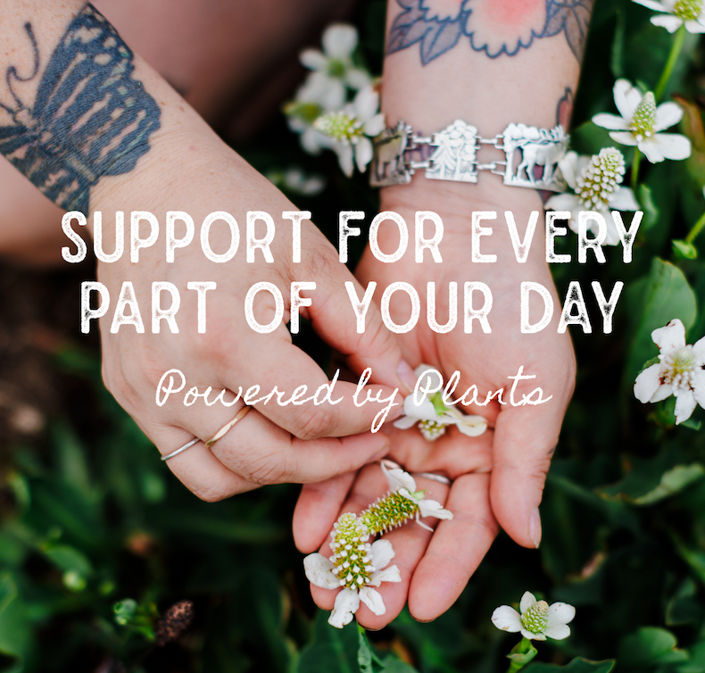 Support for every part of your day. Powered by plants.