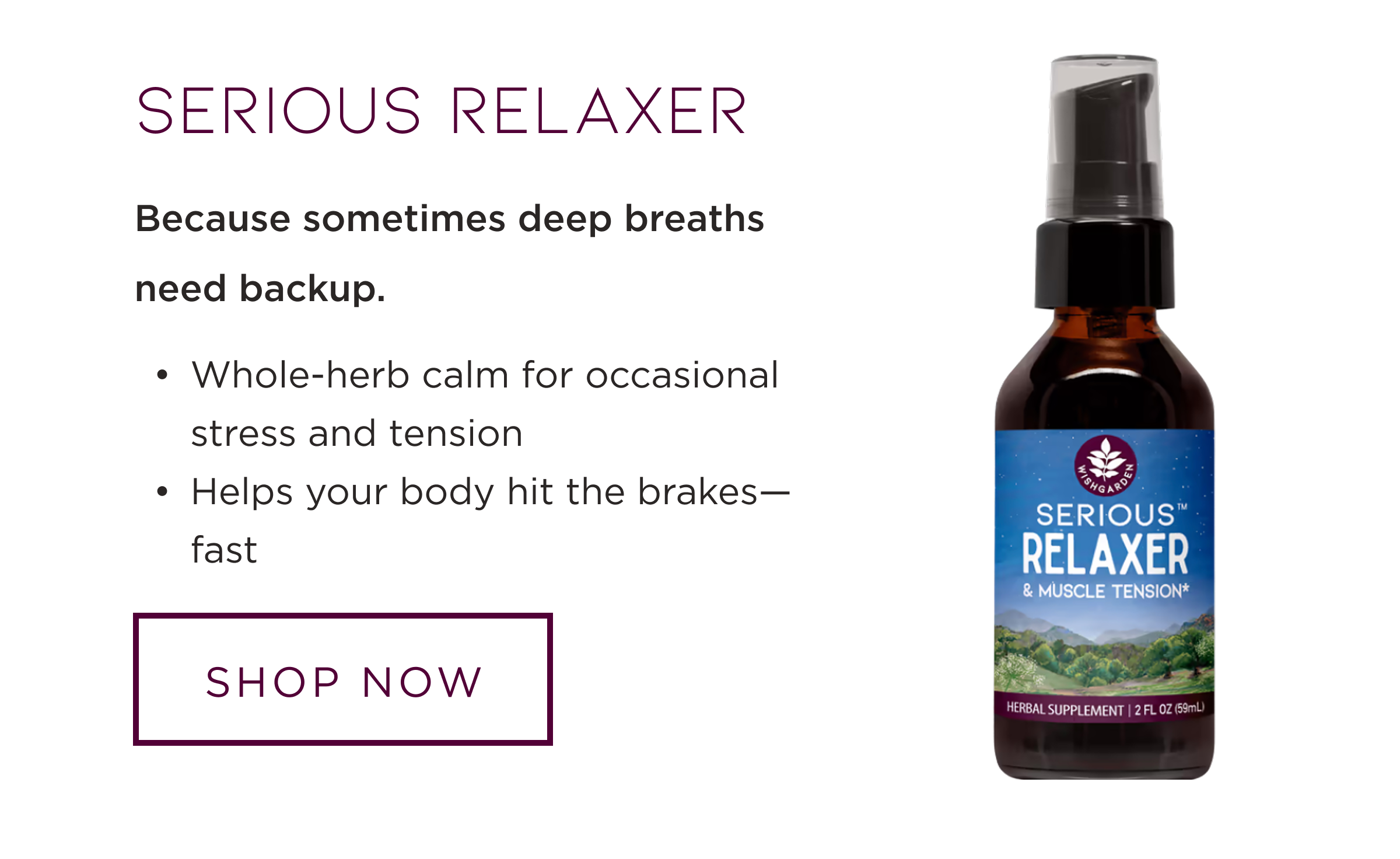 SERIOUS RELAXER | SHOP NOW