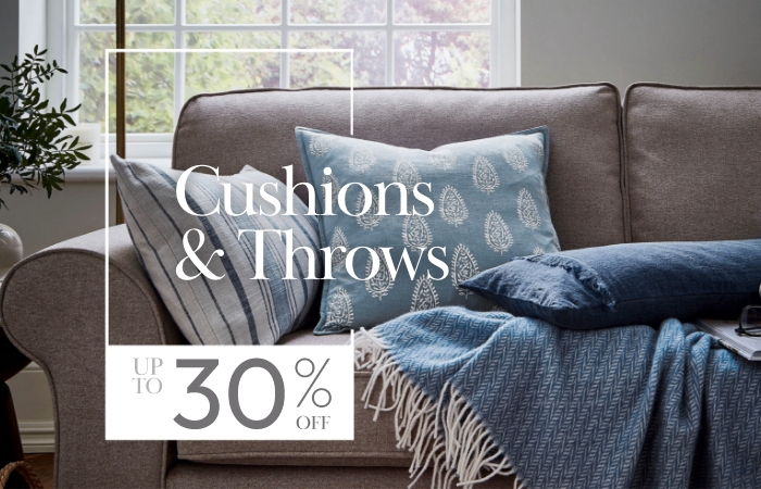 Up to 30% Off Cushions & Throws