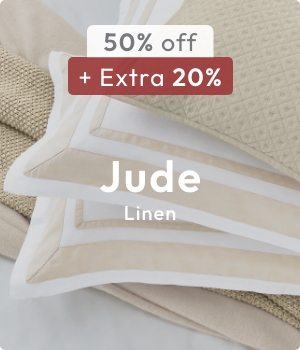 Extra 20% Off Jude Bedding Linen