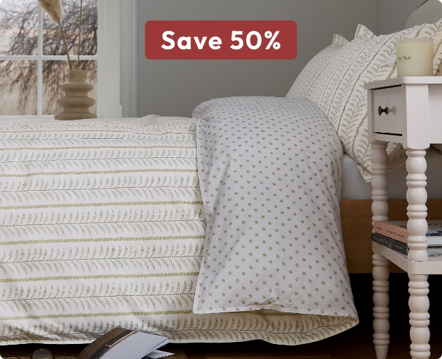 Save 50% on Linden Print, Mourne Green