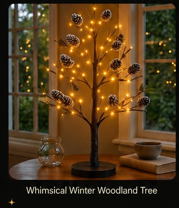 Whimsical Winter Woodland Tree