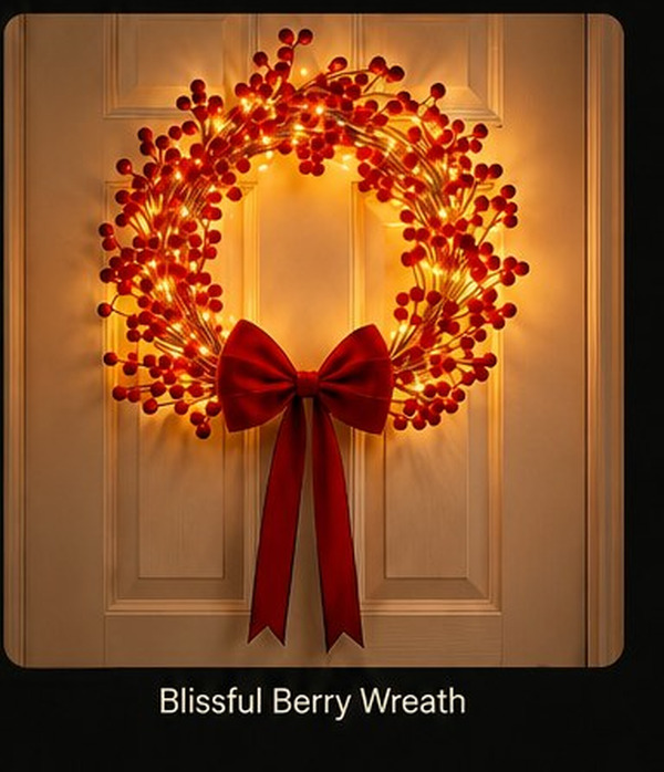 Blissful Berry Wreath