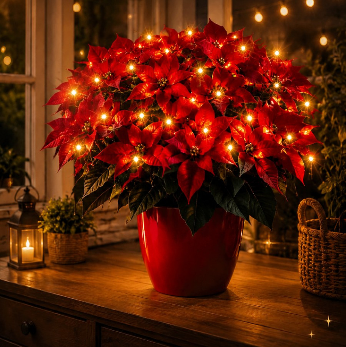 Radiant Ruby Poinsettia