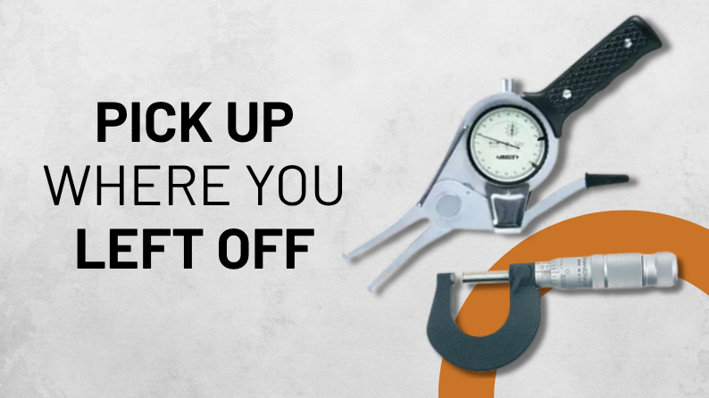 Pick up where you left off