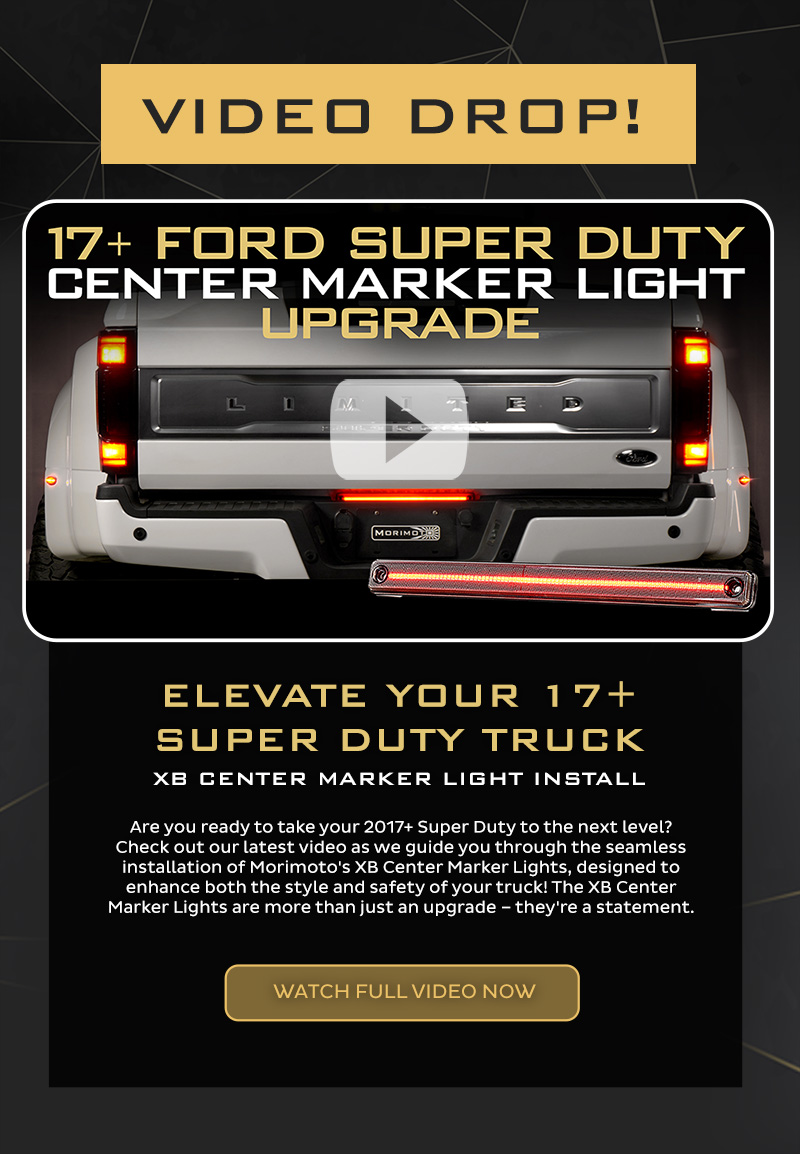 Center Marker Light Upgrade for Super Duty Morimoto