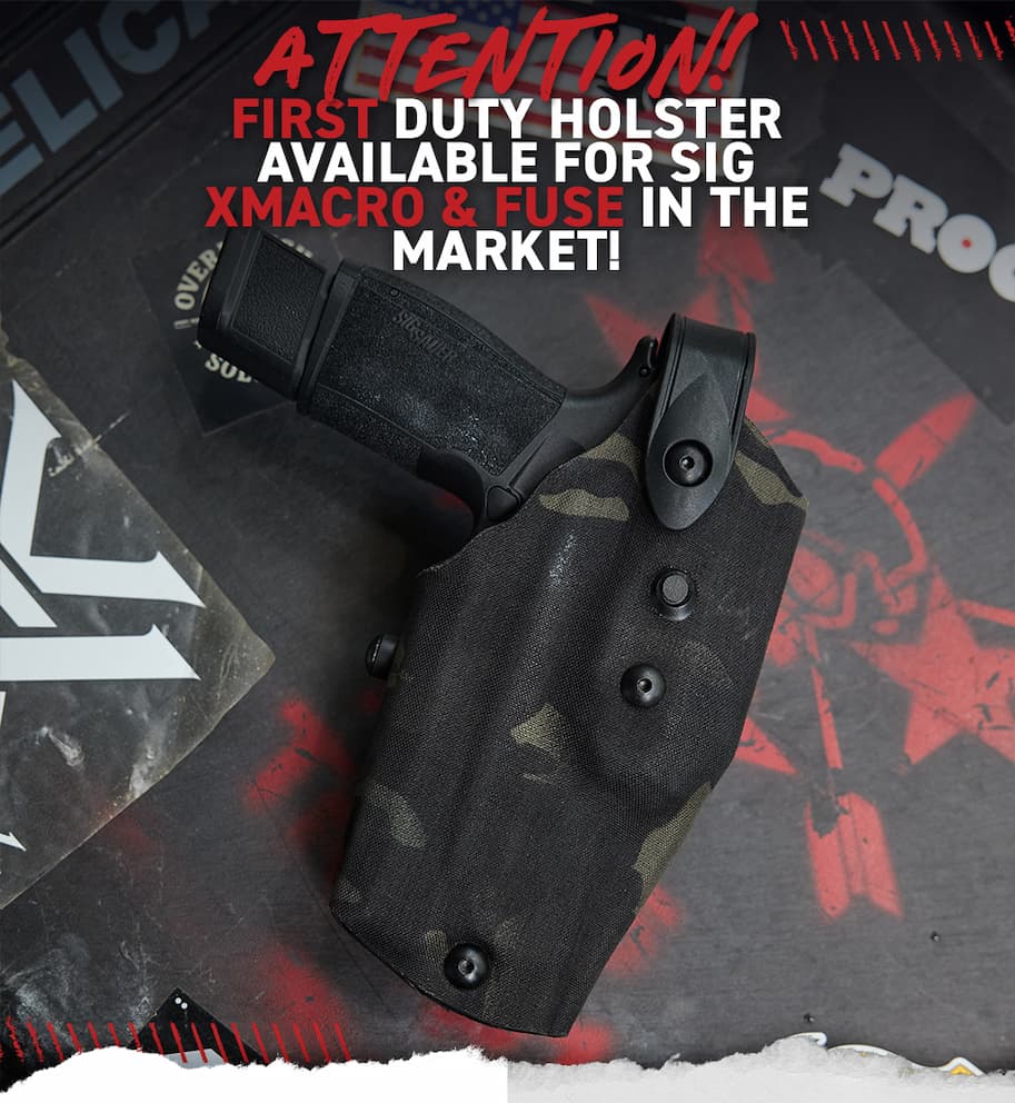 Attention First Duty Holster Available for Sig XMacro & Fuse in the Market!