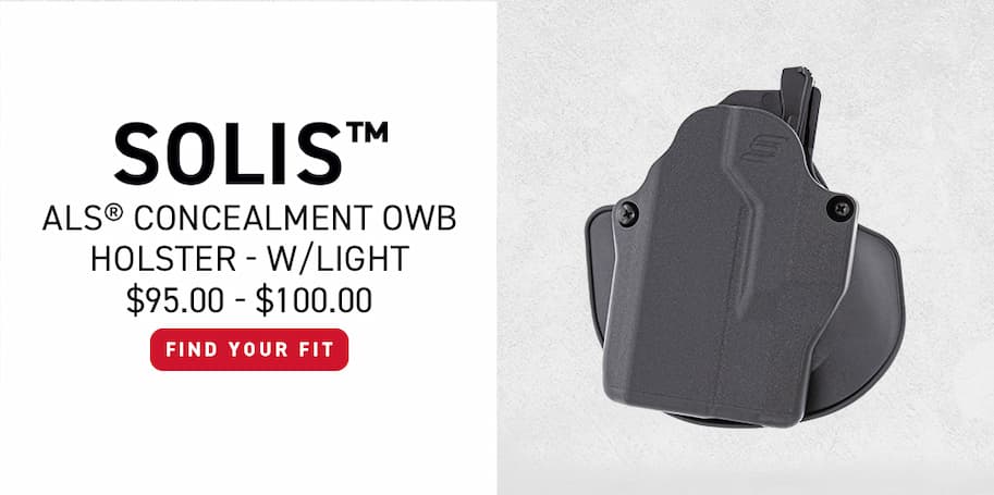 Solis ALS Concealment OWB Holster - W/ Light - Find Your Fit