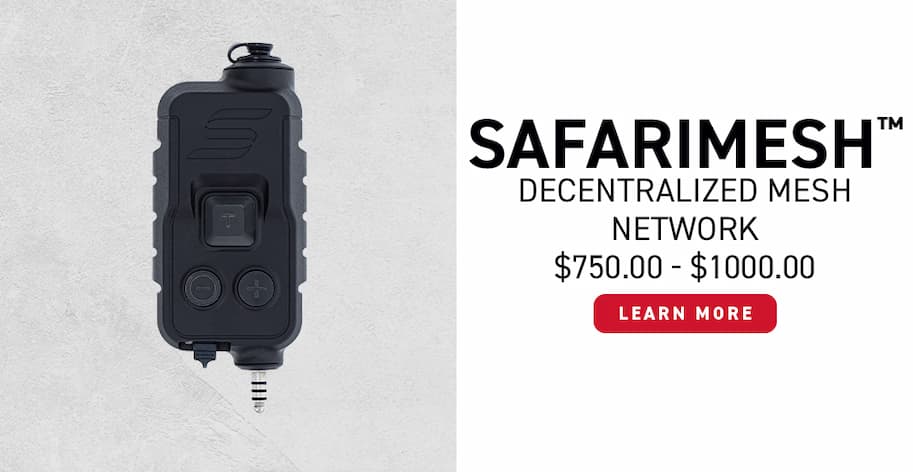 SafariMesh - Decentralized Mesh Network - $750 - $1000 - Learn More