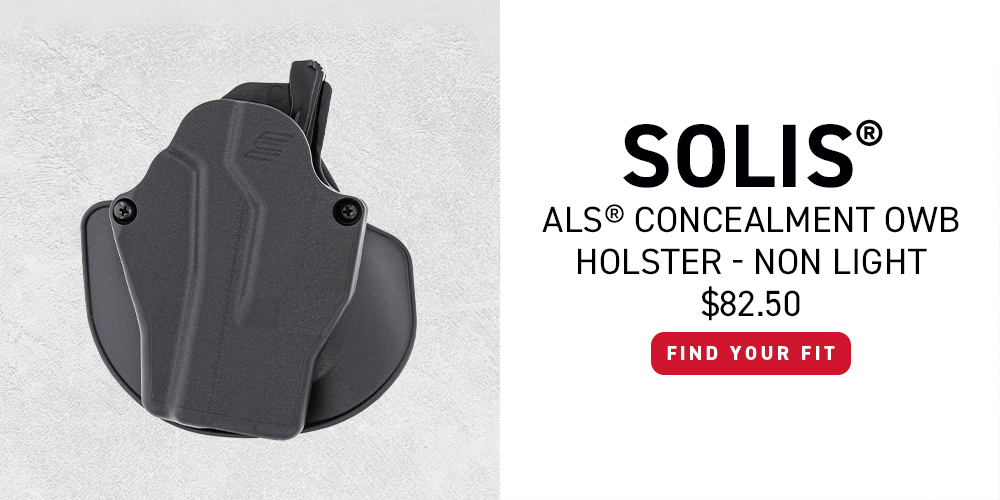 SOLIS ALS Concealment OWB Holster Non- Light - Find your fit