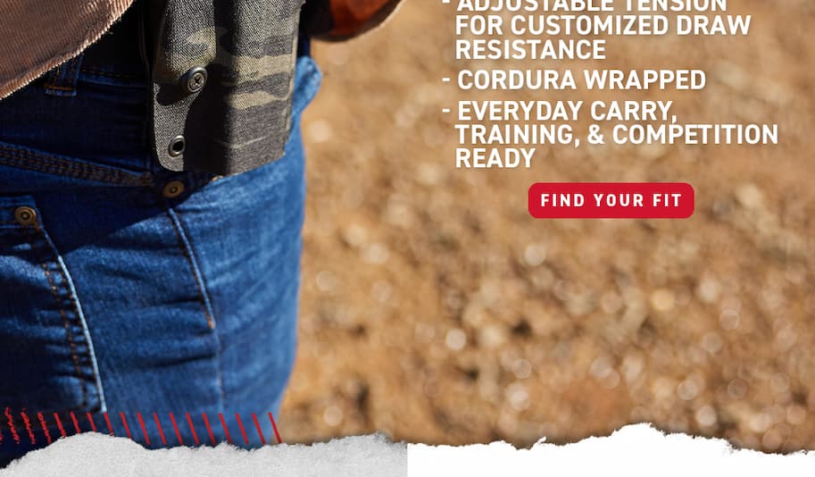 Introducing Gravity OWB Holster - Open Top Design - RDS Compatible - Adjustable Tension for Customized Draw Resistance - Cordura Wrapped - Everyday Carry, Training, & Competition Ready