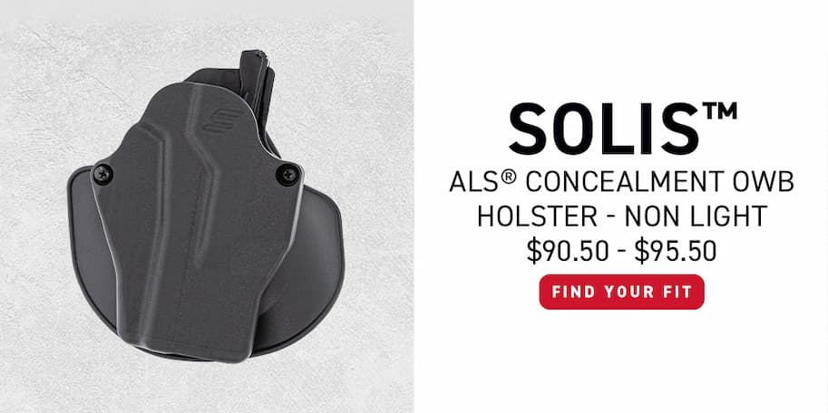Solis ALS Concealment OWB Holster - Non Light - Find Your Fit